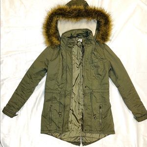 Charlotte Russe hooded coat